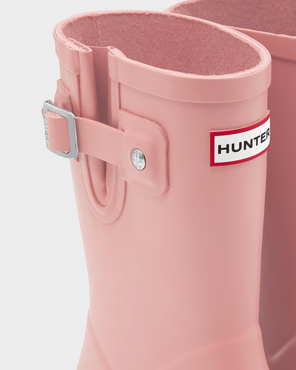 Botas de Lluvia Hunter Niños - Original First Flat Sole - Rosas - IVRJUNK-80